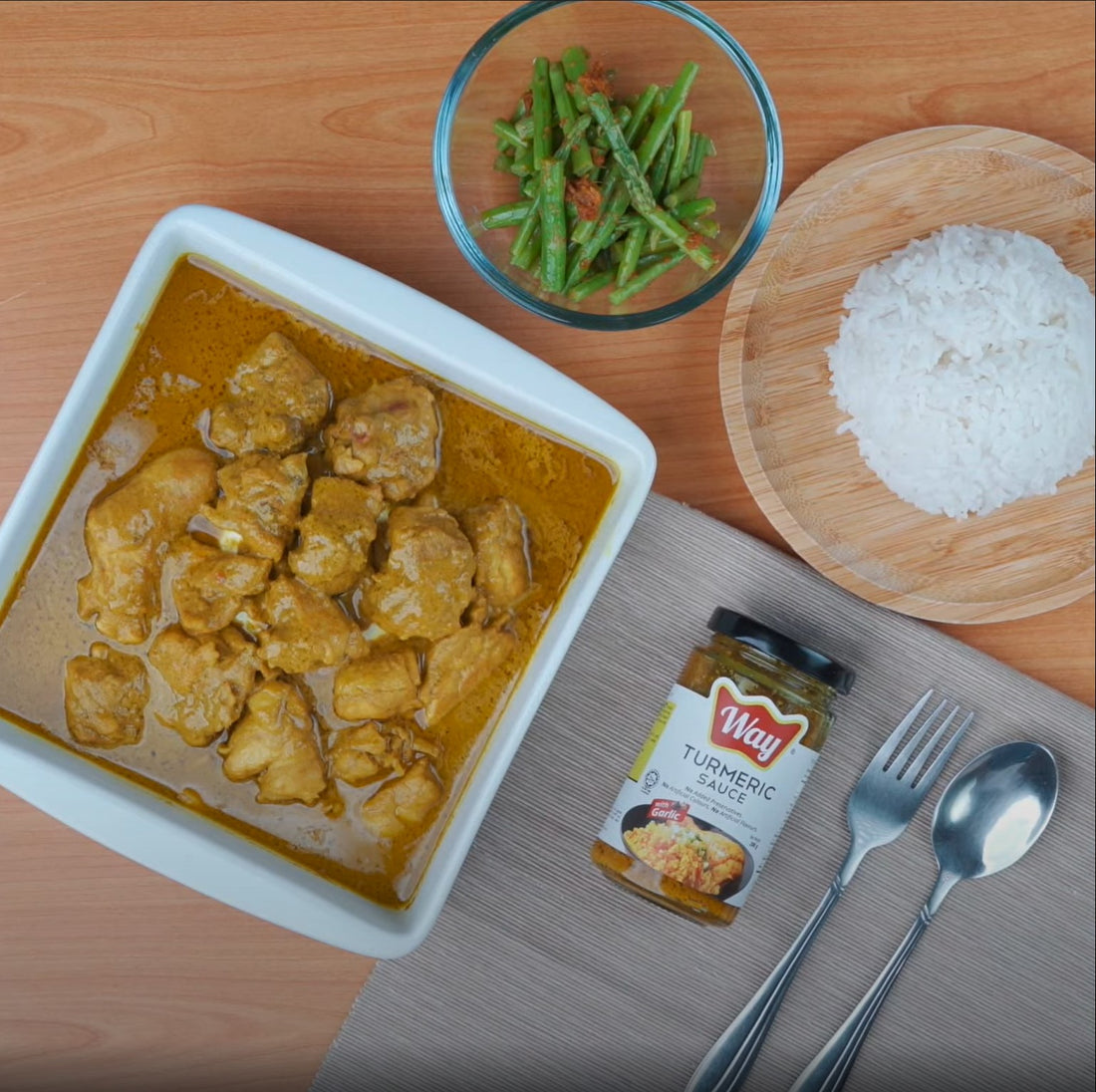 Creamy Kunyit Chicken