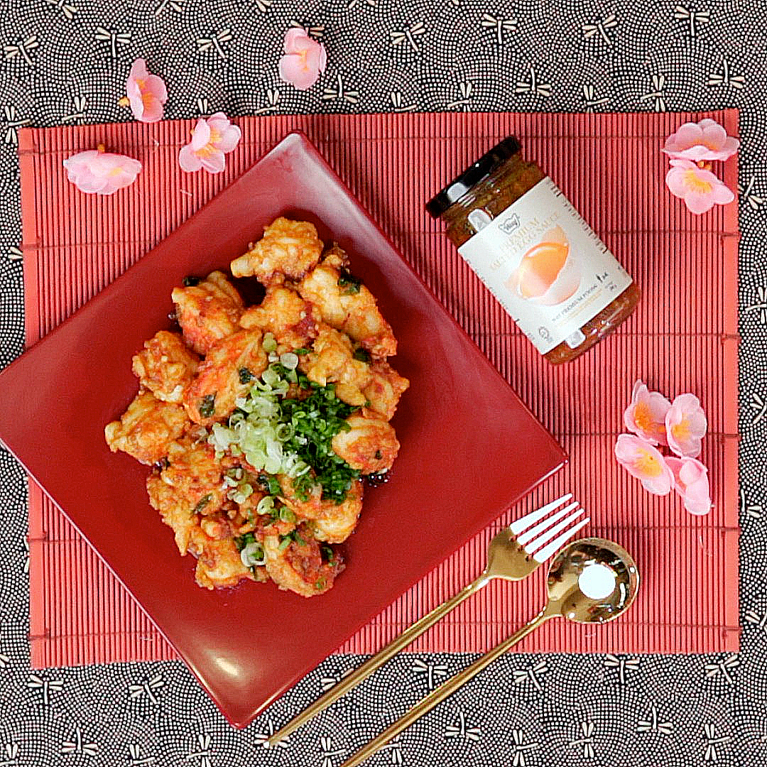 Golden Salted Egg Prawn