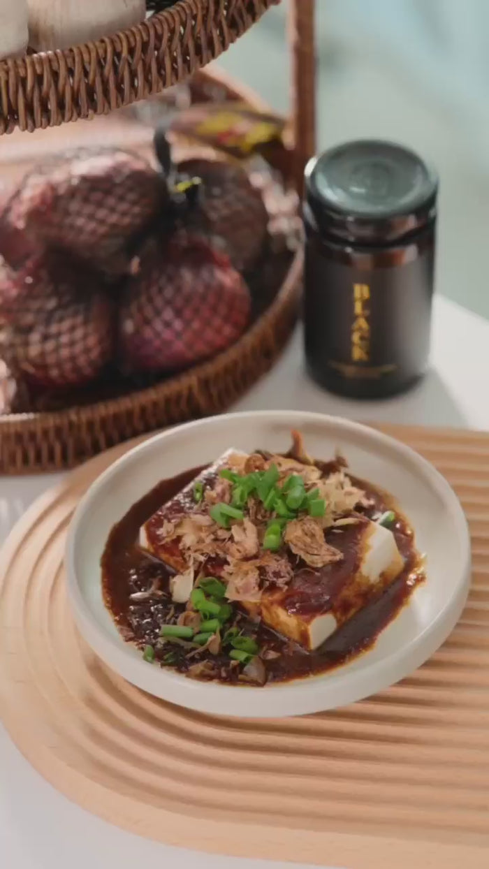 Steamed Tofu with Black Sauce