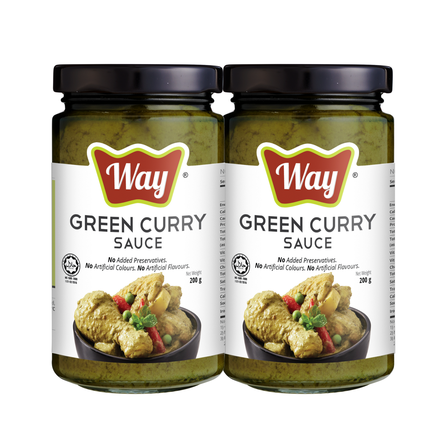 Green Curry Sauce 青咖喱酱 [ 2x200g ]