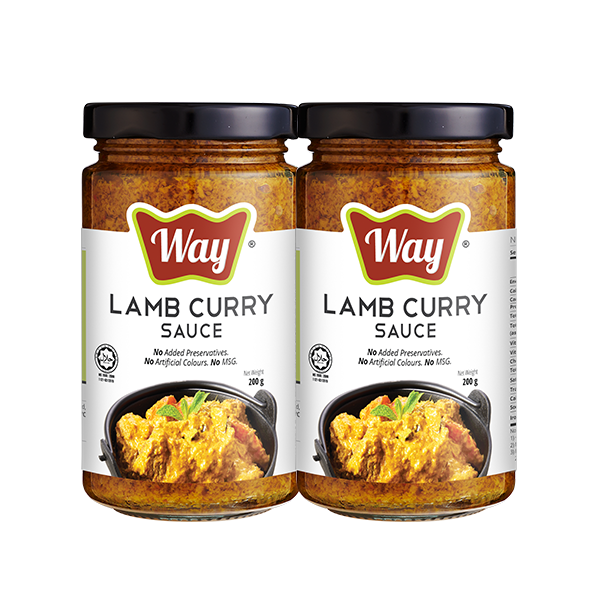 Lamb Curry Sauce 羊肉咖喱酱 [ 2x200g ] Way Sauce