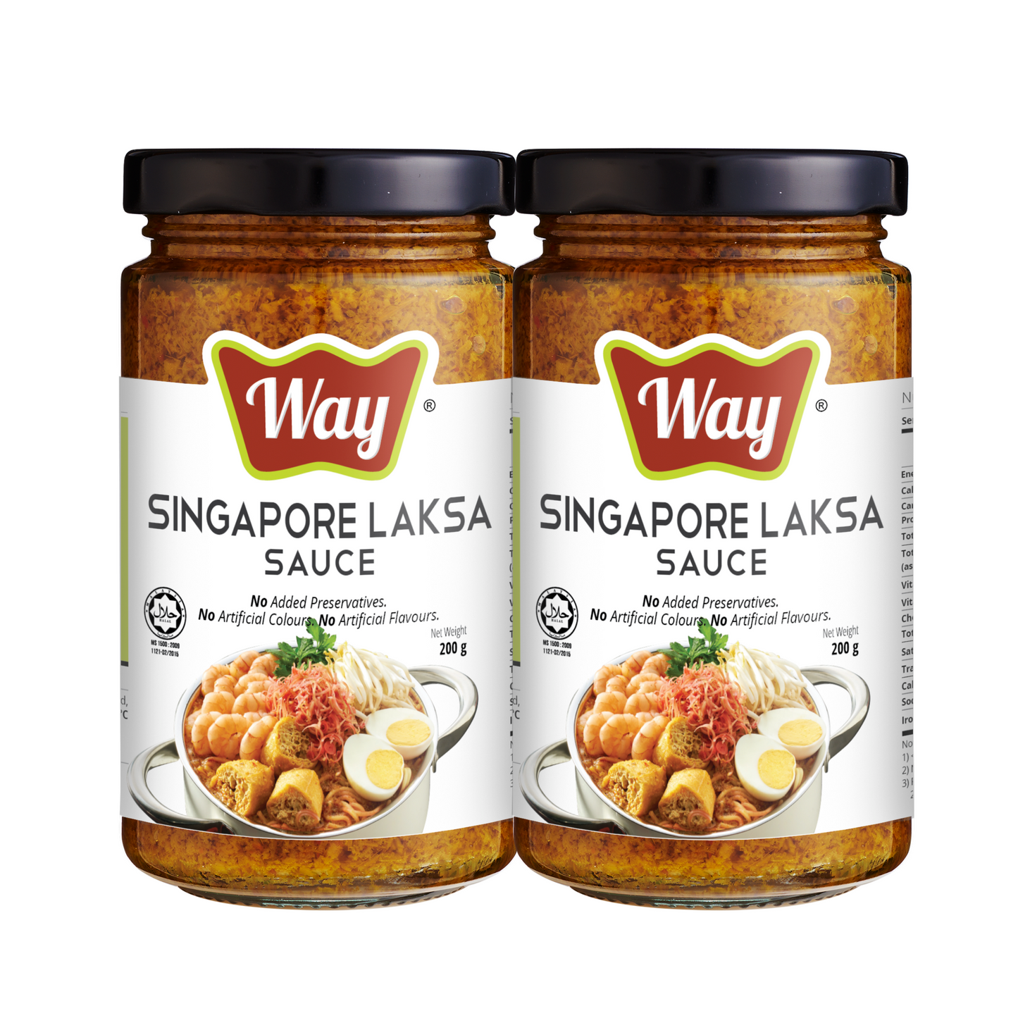 Singapore Laksa Sauce 新加坡叻沙酱 [ 2x200g ]
